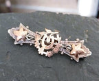 VICTORIAN Sweetheart Brooch - Horseshoe Chester Sterling Silver c 1902 - 3.9g