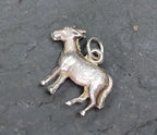 Vtg Silver Goat Charm for Bracelet or Pendant - 0.6g