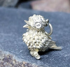 Vintage SILVER Bird on Branch CHARM - Pendant - 4.8g