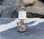 Vintage WISHING WELL Charm - Story Tale, 925 sterling silver - 2.9g
