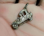 SILVER Vintage CAR CHARM - Stepaside, Classic Car - for Bracelet - 3.6g