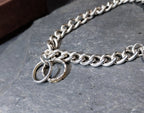 Vintage Silver CHARM BRACELET with Bible and Rings Charms with heart padlock clasp - 27.4g