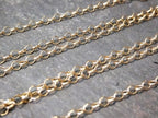 Vintage 9ct GOLD BELCHER Chain Necklace, 23" Long  Hallmarked - 3.1g