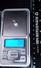 Vintage Silver Mini Heart Charm - for bracelet mini  - 0.8g