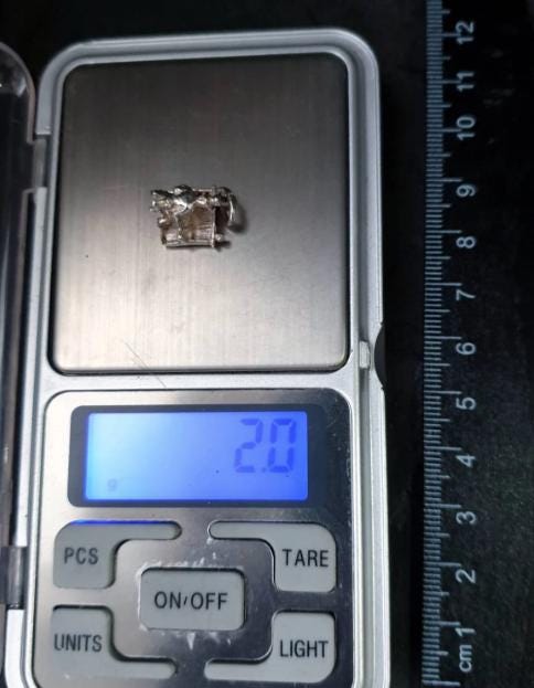 Vintage Silver PIANO MAN Charm - for bracelet or miniature model - 2g