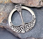 Vintage Scottish Silver CELTIC PENANNULAR Brooch c 1948 -  9.8g