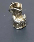 SILVER TOBY JUG Charm - Mini Beer Pint - Vintage Solid Sterling - 4.8g