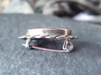 Vintage Sterling Silver Vibrant red Carnelian Brooch - 5.6g