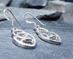 Sterling Silver CELTIC KNOT Dangling Earrings - 4.8g