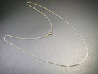 9ct GOLD CURB Style CHAIN Necklace - 21" Very Long - Hallmarked - 3.6g