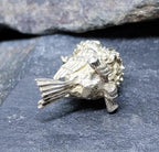 Vintage SILVER Bird on Branch CHARM - Pendant - 4.8g