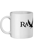 RavenFalls Mug - Coffee Tea Black & white 11oz