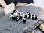 BUTLER & WILSON Moving Racoon Brooch - Articulated -  12.8g