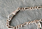 Vintage Sterling Silver T Bar Bracelet - 18cm - 7.2g