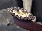 VICTORIAN PASTE STONE Brooch - Sweetheart, Songbird with Rose Gold Front 5.5g