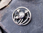 Vintage Celtic ROSE Brooch - Art Deco -5.8g