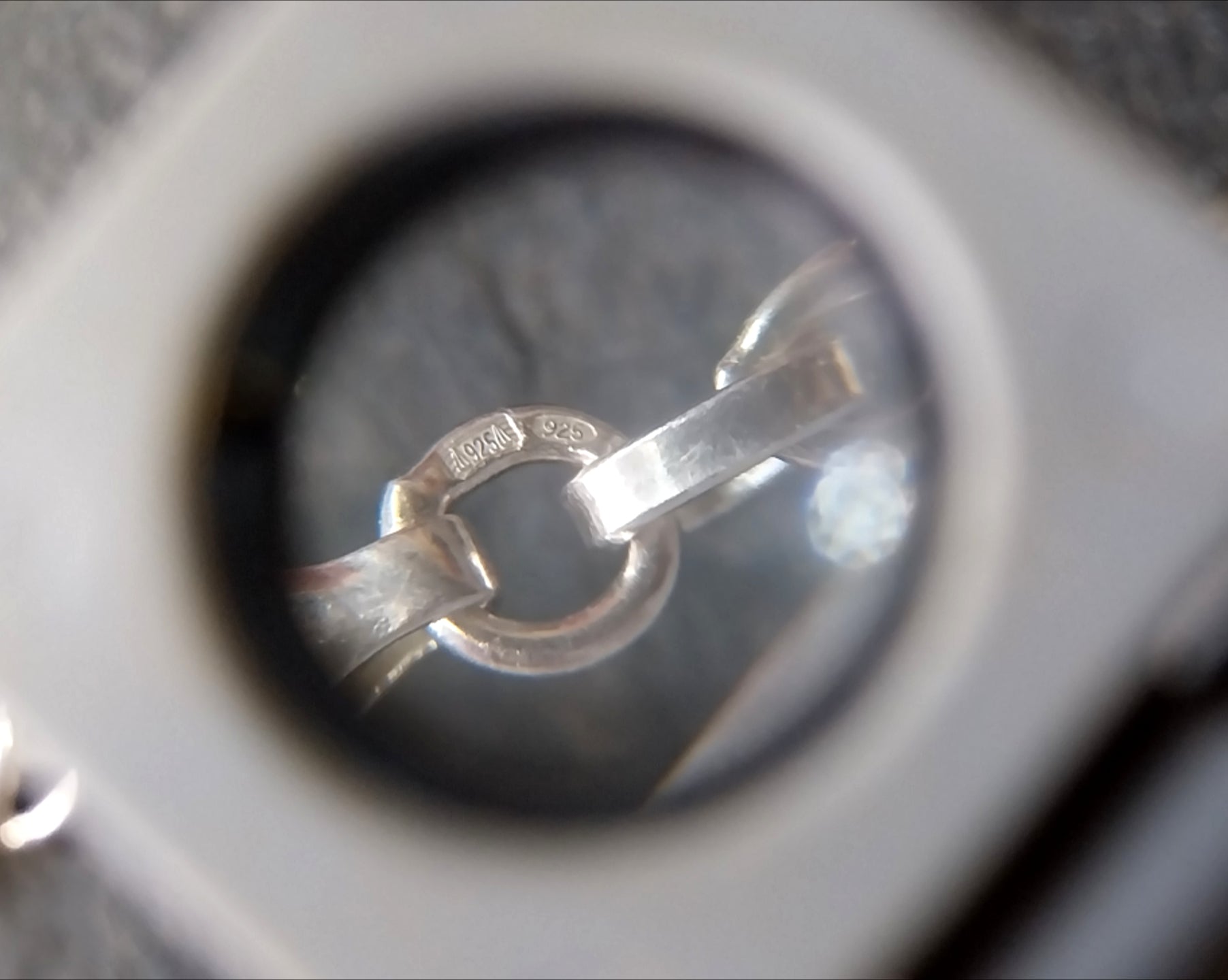 Chunky STERLING SILVER Celtic Knot Link Chain Necklace - 18" Long - 22g