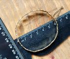 Vintage Rolled Gold BANGLE Bracelet Dolphin Design - 11.5g