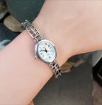 Vintage Sterling Silver Carvel WATCH - Celtic bracelet Strap 18cm - 29.6g
