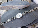 Vintage Sterling Silver Carvel WATCH - Celtic bracelet Strap 18cm - 29.6g