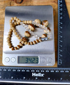 Vintage Acorn Bead Necklace - 17.5" - 34.2g