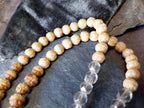 Vintage Acorn Bead Necklace - 17.5" - 34.2g