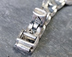 Vintage Sterling Silver WATCH - with Mother of Pearl Strap 18cm - 35.5g