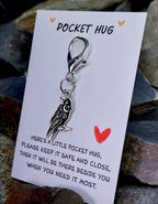 Raven Crow - Pocket Hug Keychain, Bag Charm Gift