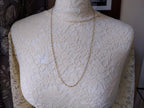 9ct GOLD BELCHER Chain Necklace, 23" Long  Hallmarked - 2.7g