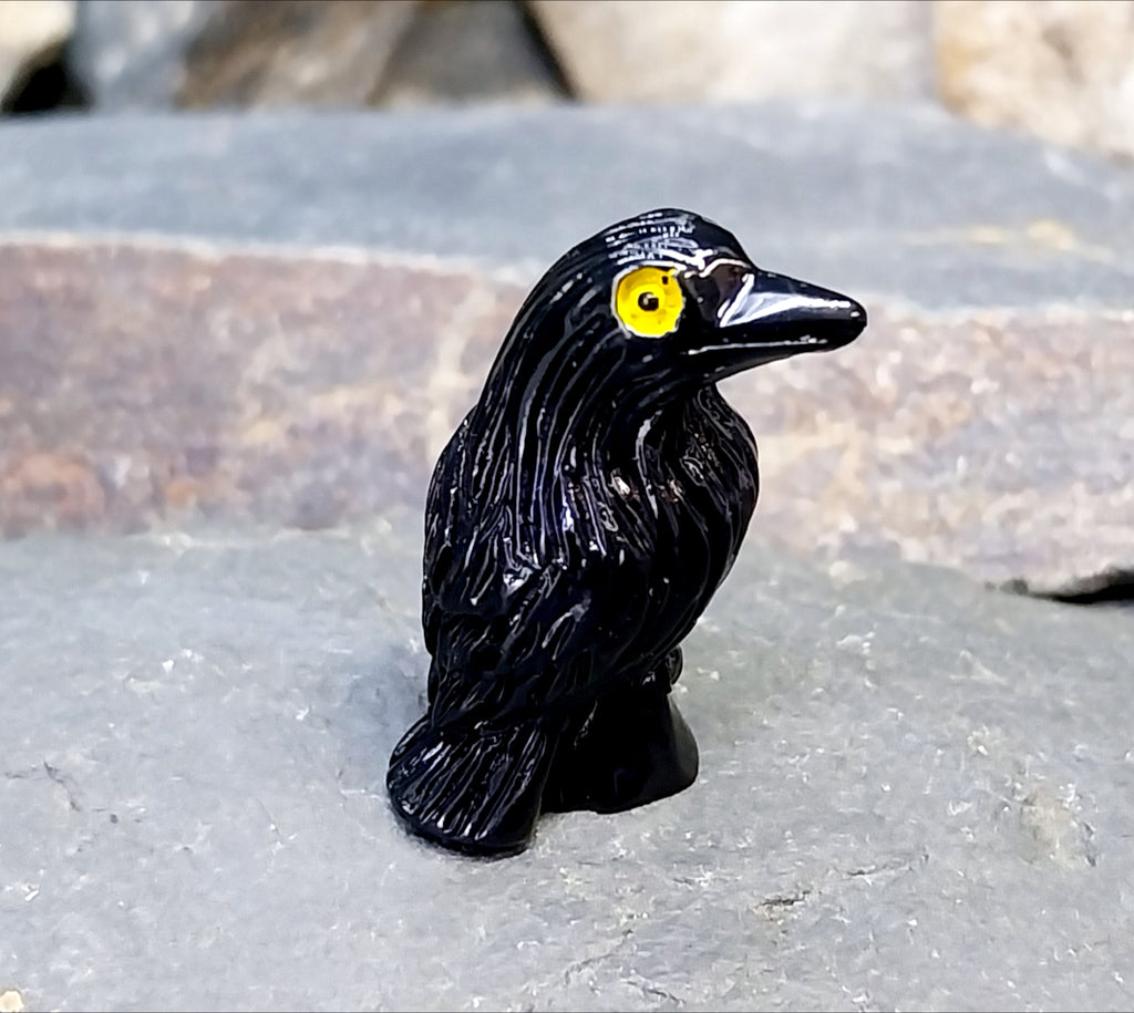 Your Own Murder of Crows -  5 x Mini Resin Ravens