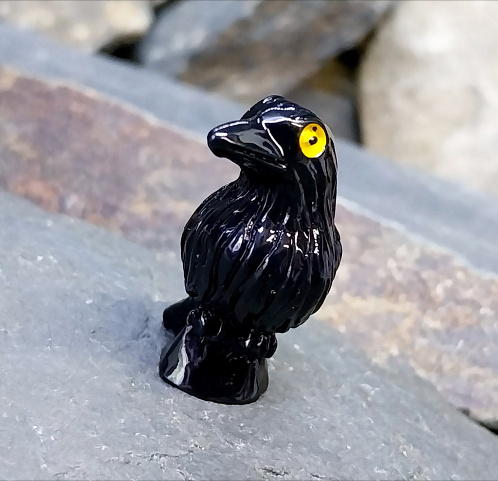Your Own Murder of Crows -  5 x Mini Resin Ravens