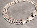 STERLING SILVER Bracelet Chunky Link 21cm - 21.7g