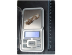 MOP MARY NAME BROOCH - Antique Mother of Pearl with Silver Wire Work - 3.2g