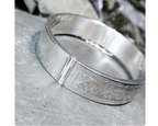 Vintage Stunning SILVER BANGLE Bracelet - JG 1961 - 21.3g