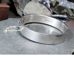 Vintage Stunning SILVER BANGLE Bracelet - JG 1961 - 21.3g