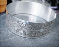 Charles Horner SILVER Buckle BANGLE Bracelet - Chester circa 1947 - 21.7g