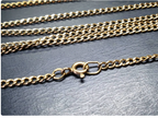 Vintage 9ct GOLD CHAIN Necklace - Very Long 26" - 5.9g