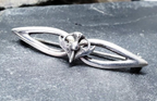 Silver OLA GORIE CELTIC Thistle Brooch - Sterling Silver - omg - 3.9g