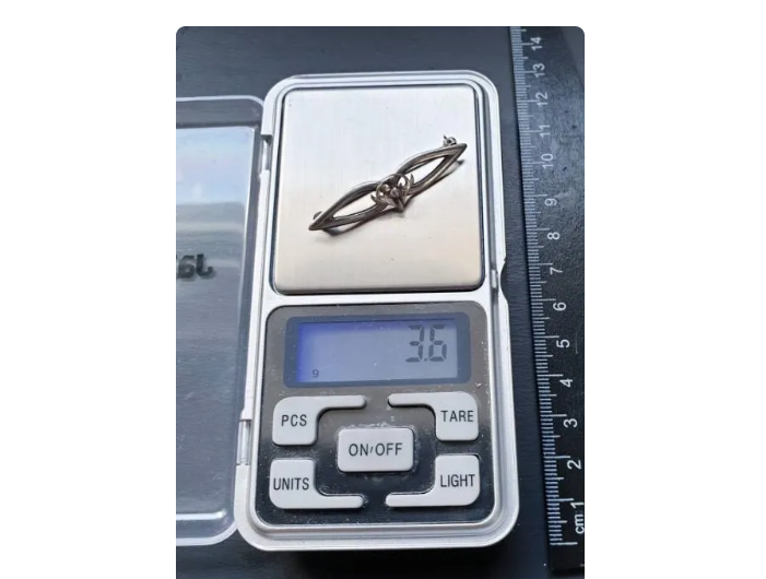 Silver OLA GORIE CELTIC Thistle Brooch - Sterling Silver - omg - 3.9g