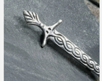 Vintage KILT PIN Dirk - Sword by Cook, Holland & Co - Sterling Silver c.1950s -