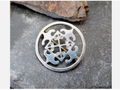 ORTAK SILVER  Brooch - Celtic Scottish St Magnus Cross - Malcolm Gray