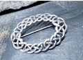 SILVER CELTIC Knot Brooch - Sterling Silver - 4.5g