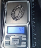 SILVER CELTIC Knot Brooch - Sterling Silver - 4.5g