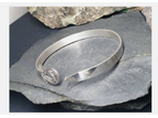 Vintage ANKH BANGLE Bracelet - Silver Hallmarks Egyptian Symbol of Life - 14.9g