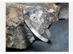 Vintage ANKH BANGLE Bracelet - Silver Hallmarks Egyptian Symbol of Life - 14.9g
