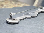 Vintage Sterling Silver Viking Ship Brooch Chester Hallmarks circa 1946