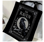 The Raven Tote Bag - Crow Witchy Shopping Shoulder bag