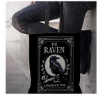 The Raven Tote Bag - Crow Witchy Shopping Shoulder bag