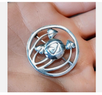 Vintage Celtic ROSE Brooch - Art Deco -5.8g