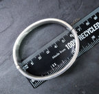 Vintage Sterling SILVER BANGLE Bracelet - Chester 1941 - 11.9g